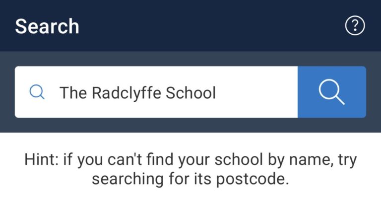 School selected