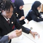 students doing experiments