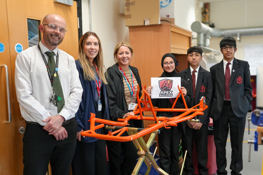 TRS partners with Chadderton engineering firm Diodes for STEM project